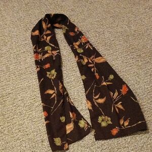 Floral Patterned Scarf